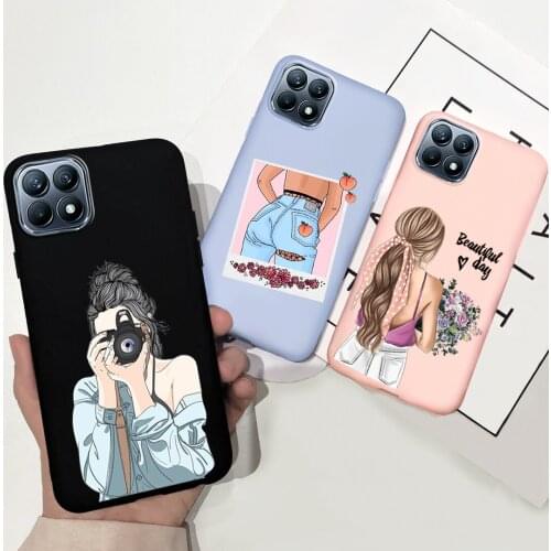 For OPPO Reno4 SE Case Sunflower Girls Pattern Soft Bumper For OPPO Reno4 se Coque Reno4 Lite Soft Silicone Phone Back Cover