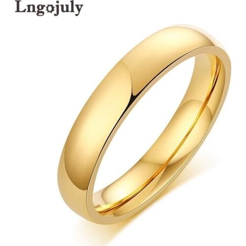 2021 New Titanium Steel Simple Couple Rings For Men/Women Engagement Wedding Ring 2/4/6/8MM Fashion Jewelry Accessoeries Gifts