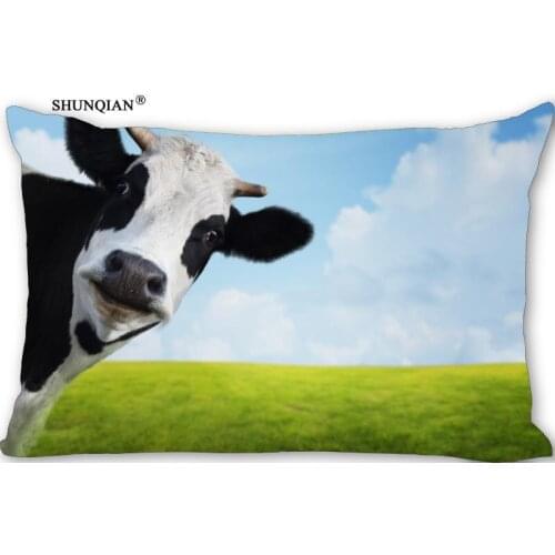 New Arrival Custom Cows Pillowcase More Size Rectangle Pillowcase Custom Gift Pillow Cover Two Sides