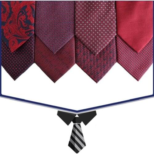 New Fashion Neck Ties for Men Casual Suits Tie Gravatas Stripe Floral Blue Mens Neckties Business Wedding 7.5cm Width Men Ties