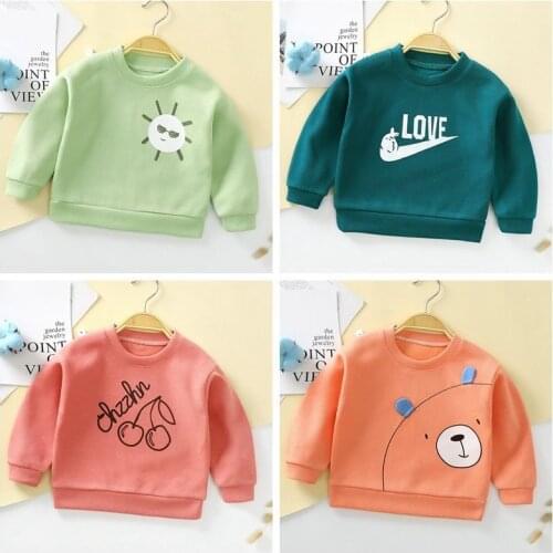 Baby Boy Clothes Infant Girls Sweatshirt Autumn Spring Cotton Hoodie Kids Top Children Long Sleeve T Shirts Toddler Blouse 0-2y