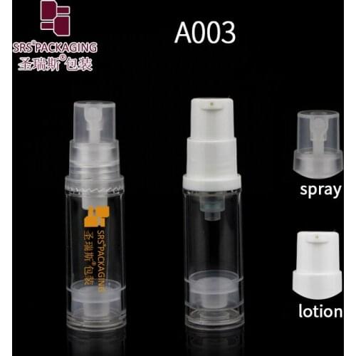 Wholesale pocket sized empty 5ml round clear fine mist plastic Reusable beauty perfume spray bottle