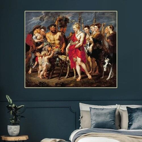 Peter Paul Rubens《Diana Returning from Hunt》Canvas Art Oil Painting Artwork Picture Backdrop Wall Hanging Decor Home Decoration