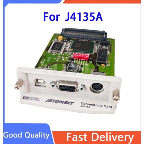 Free shipping 90% new original connectivity card J4135A jetdirect Print Server Network Card and DesignJet Plotter Printer