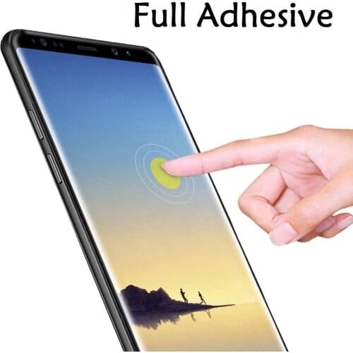 Full Glue Tempered Glass Screen Protector For Samsung Galaxy S9Plus S10e S8Plus Note8 Note9 10pro Full Adhesive Screen Protector