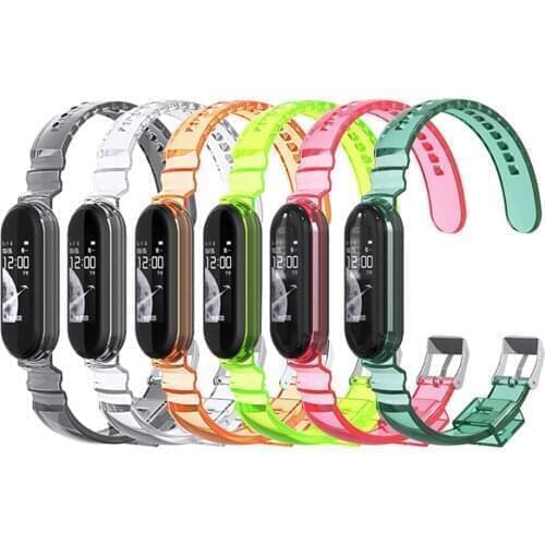 Silicone Material Watchbands Strap Mi Band 5 Mi Band 3 For Xiaomi Pемешок Hа Mi Band 4 For Sale
