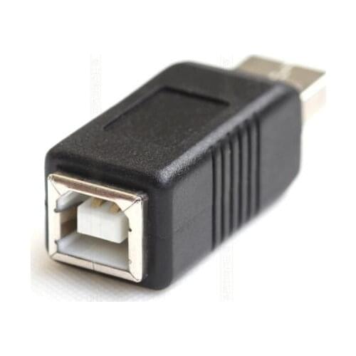 USB 2.0 B Female to USB A Male Adapter For Printer Extension Cable
