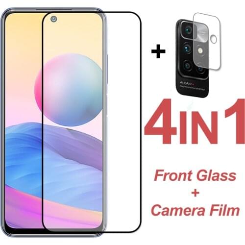 Protective Glass For Xiaomi Redmi Note 10T 5G Full Cover Tempered Glass For Xiaomi Redmi Note 10T 10 Pro Camera Screen Protector