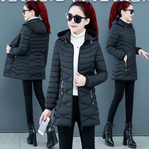 Winter Women Plus Size Cotton Padded Jacket Lady Thick Warm Hooded Parkas Female Casual Loose High Quality Outerwear X713