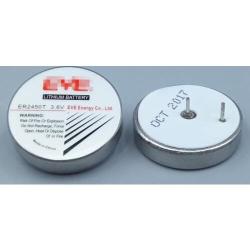 1PCS ER2450 tire pressure monitor button battery 3.6V tire pressure monitoring battery TLH-2450