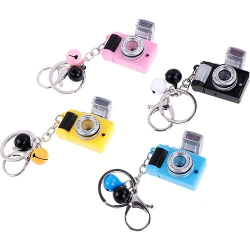 1pcs Luminous Led Camera Flashing Toys for Kids Digital Camera Keychain Sound Flash light Pendant Bag Accessories Children Toy