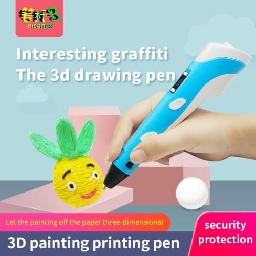 3D Pen DIY 3D Printer Pen Drawing Pens 3D Printing With ABS Filament 1.75mm Best for Kids' Gift Drawing Graffiti Painting