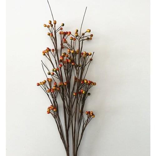 4pcs/lot New Design Christmas Artificial Tree Branch Decoration Foam Multi Color Berry Branch for Home Decoration Free Shipping