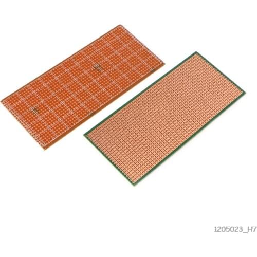 5Pcs 6.5x14.5cm Stripboard Veroboard Uncut PCB Platine Single Side Circuit Board