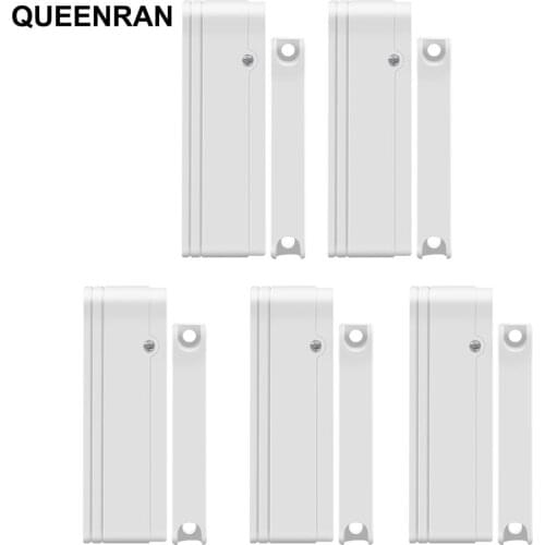 5pcs/lot Door Sensor MD-215R Mini Door Switch Door Window Detector for Meian Home Alarm System FC-300,ST-IIIB,ST-V,ST-IV,ST-VGT