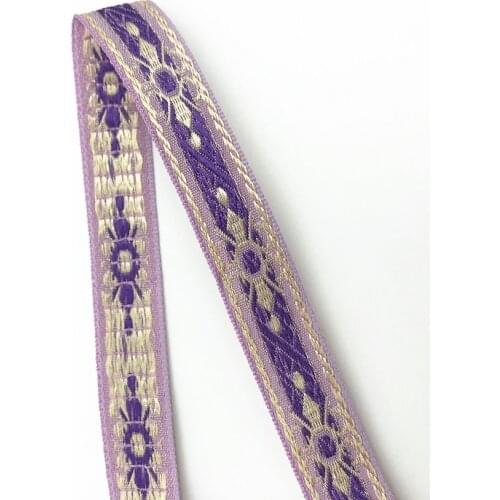 5Yards 16mm 5/8" Handmade Material Woven Ribbon Party Home Wedding Accessory Gift Wrapping Jacquard Ribbon Scrapbook Supplies