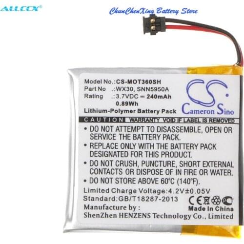 CameronSino Battery SNN5950A, WX30 for Motorola Moto 360
