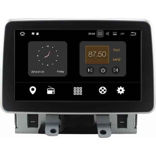 2+16GB Memory android 7.1 car dvd player for Mazda 2 2015-2016 with radio gps navigation system
