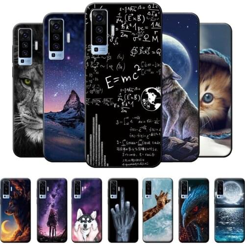 For vivo X50 Case Animal Phone Cover For vivo X50 Silicone Case on X50 Soft TPU Cool Fashion Case For VIVO X50 X 50 Coque Shell