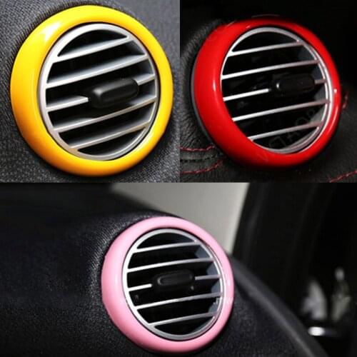 Car interior air conditioner air outlet decorative cover interior sticker suitable for smart fortwo451 modification accessories
