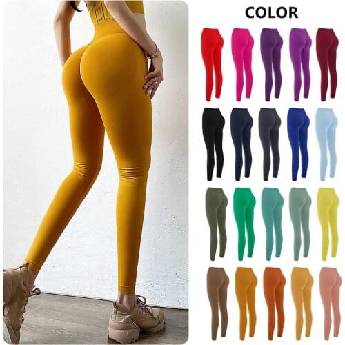 Stretchy High Waist Yoga Pants Women Seamless Leggings Sport Women Fitness Hip Push Up Legging Anti Cellulite Gym Tights Girl