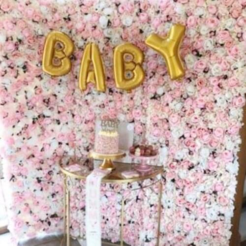 Wedding Backdrop White Flowers Wall Photobooth Background Newborns Birthday Party Decor Photography
