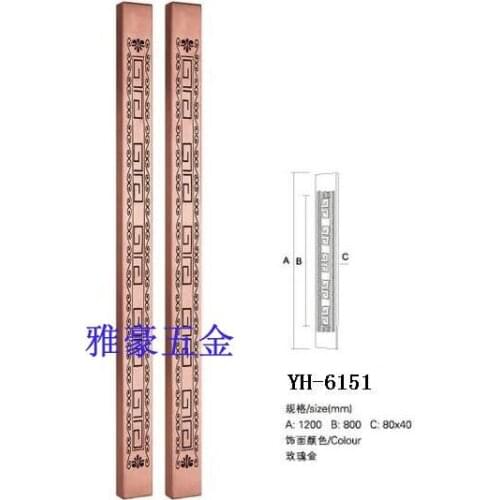 Chinese antique red bronze glass door handle door handle door handle wooden club Moderno Hotel