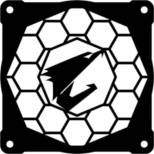 Computer Components Mainframe Mirror For AORUS Fan Cover 12CM Fans Cooling Lengshui Decorative Cover Water-cooled Accessories