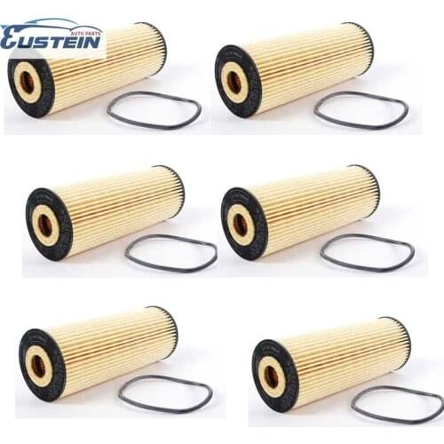 Original Eustin engin oil filter for Mercedes 300ce 300e c220 c230 c280 c320 SL320 SLK230 1041840325 1041840225 1621843025 6pc