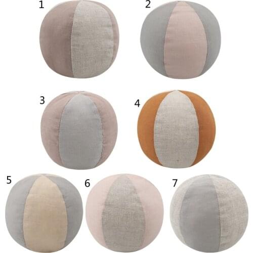 Cute Soft Ball Toy Rattle Doll Accessories Early Educational Toys Bed/Sofa Accompany Supplies Cotton Made H3CD