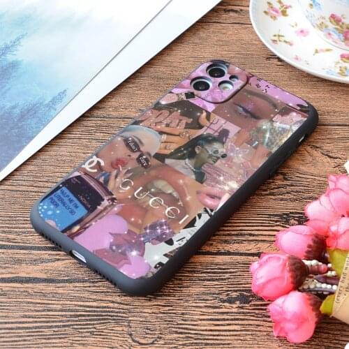 For iPhone Y2K Bratz Vintage Collage Print Soft Matt Apple iPhone Case