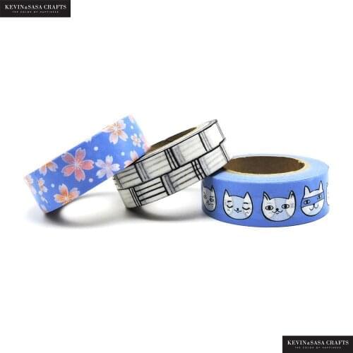 New Printing Washi Tape Japanese 1.5*10meter Kawaii Scrapbooking Tools Masking Tape Christmas Photo Album Diy Decorative Tapes