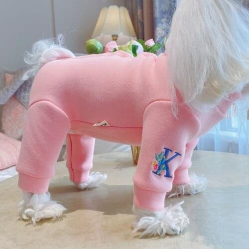 Girl Dog Clothes Sleepwear Winter Pet Clothing Pajamas Jumpsuit Chihuahua Yorkshire Pomeranian Bichon Poodle Schnauzer Costume