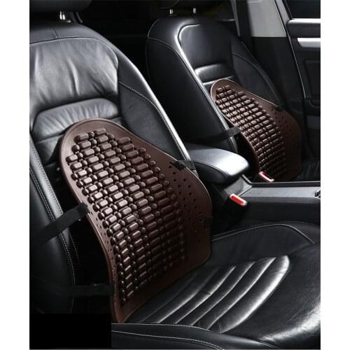 Car Office Chair Massage Back Lumbar Support Pillow Mesh Ventilate Cushion Pad Auto Interior Accessories Waist Supports