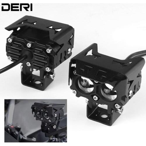 Motorcycle LED Spotlight Headlight 9D lens Hi-Lo beam Fog Lights Headlight Auxiliary additional light farol de milha para moto