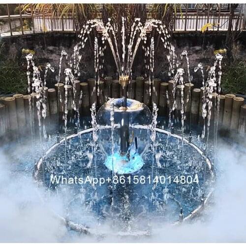 Atomizing fountain,home garden fountain,stainless steel fountain nozzle,fountain pump with atomizing led lamp mushroom fountain