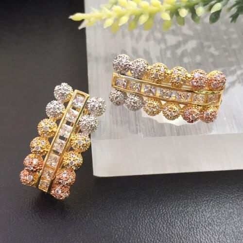 Lanyika Fashion Jewelry Luxury Preppy Look shape Ear Loops Micro Plated Banquet Wedding Earrings Romantic Bridal Daily Best Gift