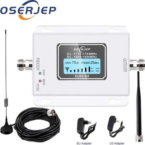 1800M Hz signal amplifier+5dBi suction cup antenna with 10M cable/full rubber antenna