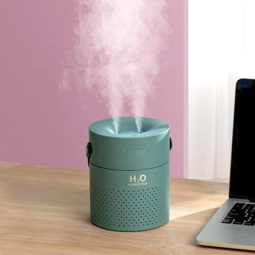 1.1L Wireless Air Humidifier Diffuser For Home USB Rechargeable Ultrasonic Humidifier 4000mAh Battery Mist Maker LED Night Light