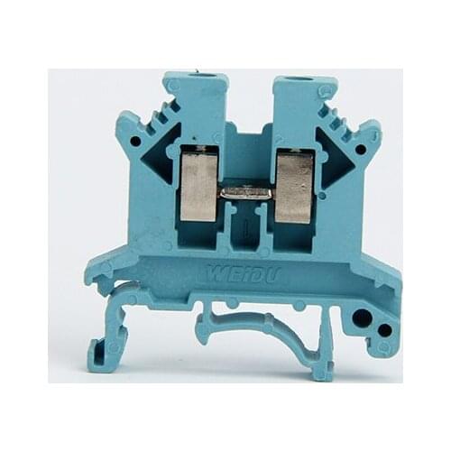 1pcs Uk-2.5b blue wiring bar wiring terminal row flame retardant grade V0 terminal post
