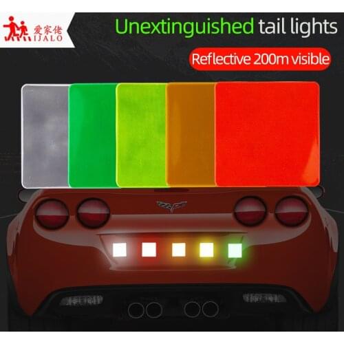 New arrival Square sticker Reflective sticker car motorbike bicycle scooter decal sticker bag sticker helmet sticker