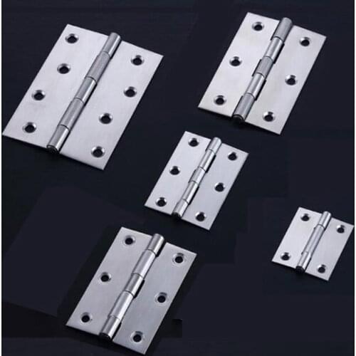 4pcs/set 2/3/4 Inch Hinge Stainless Steel Flap Hinge Counter Back Flap Backflap Hinge Door Wardrobe Furniture Accessories