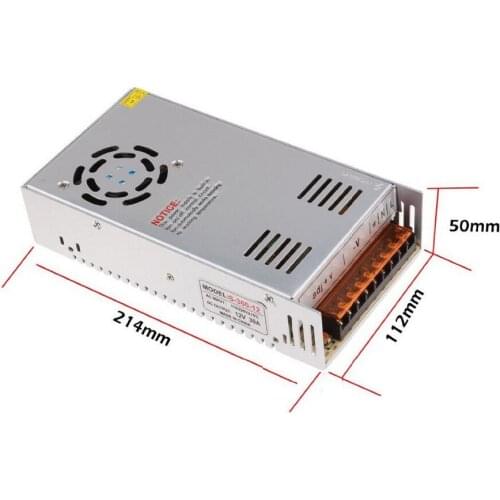 AC 110/220V DC 12V 30A 360W Switching Power Supply Converter for LED Flexable Strip Light 5pcs/lot