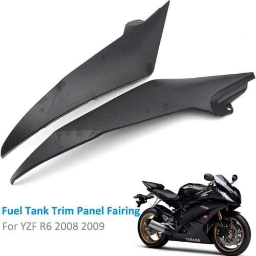 Gas Tank Motorcycle Accessories Insert Cover Trim Side Panel Fairing For YAMAHA YZF R6 2008-2012