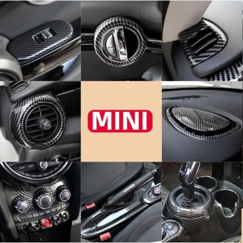 Car Air Outlet Frame Center Console Tachometer Decoration Sticker For MINI COOPER F55 F56 F57 Accesorios Interior Modification