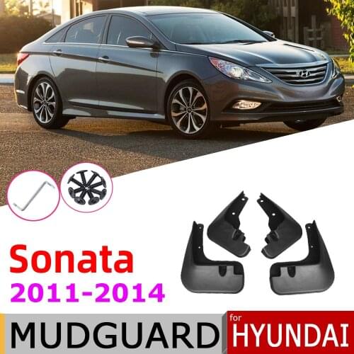 Car Mudflaps For Hyundai Sonata YF i45 6th 6 Gen 2014 2013 2012 2011 Fender Mud Guard Flap Splash Flaps Mudguards Accessories