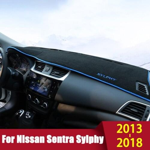 Car Dashboard Cover Dash Mat Sun Shade Dash Board Pad Carpet For Nissan Sylphy Accessories 2013 2014 2015 2016 2017 2018