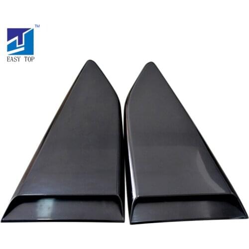 Spray Painting Side Window Louver Cover For 2016 2017 Camaro