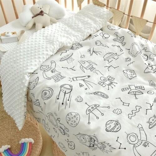 Four Season Baby Kids Cotton Sleeping Quilt Blanket For Appease Thick Warm Children Bed Blanket Quilt For Nursery School Blanket