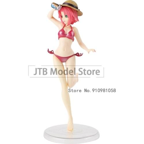 Naruto Shippuden KO Haruno Sakura Anime Action Figure Model GEM Swimsuit Ver. Sexy Girl 22cm Statue Collectible Toy Figma